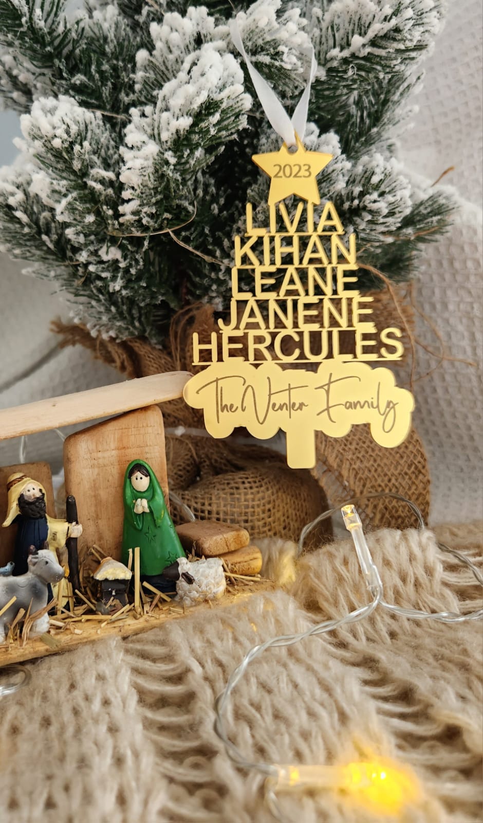 Family tree ornament