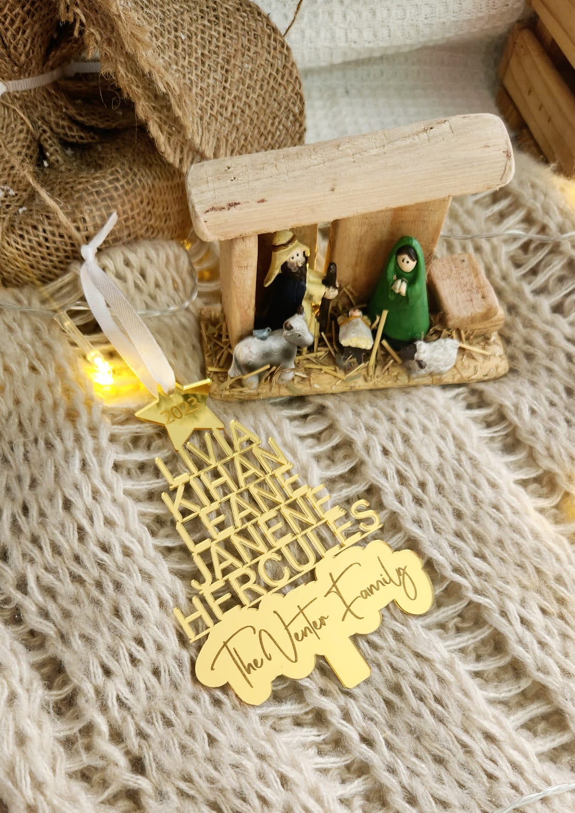 Family tree ornament