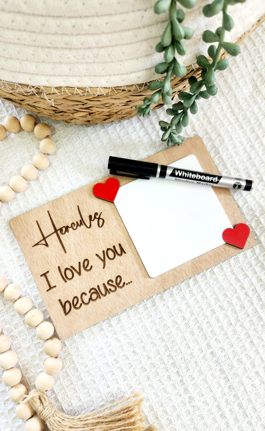 I love you because Notepad