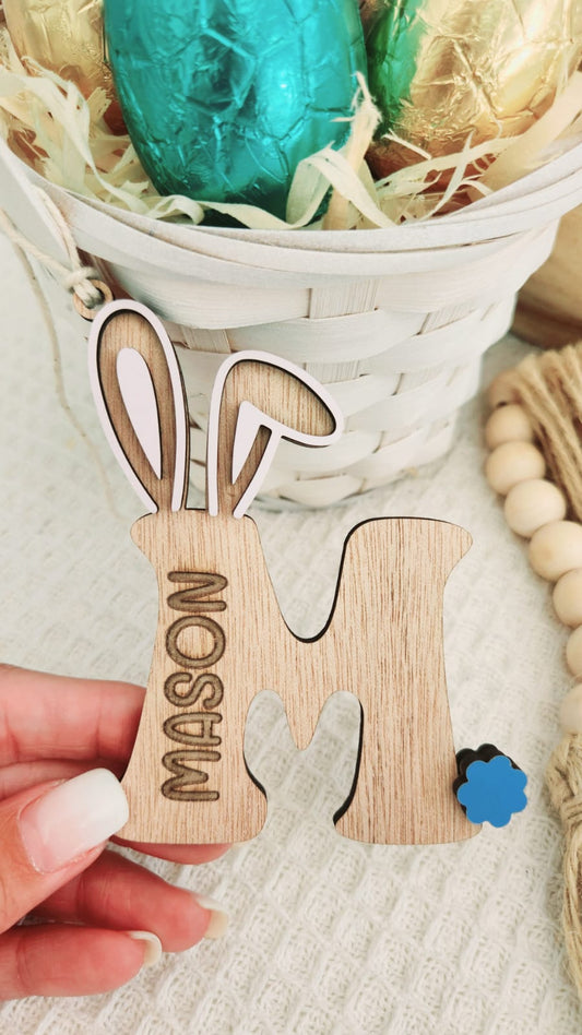 Letter Easter Tag