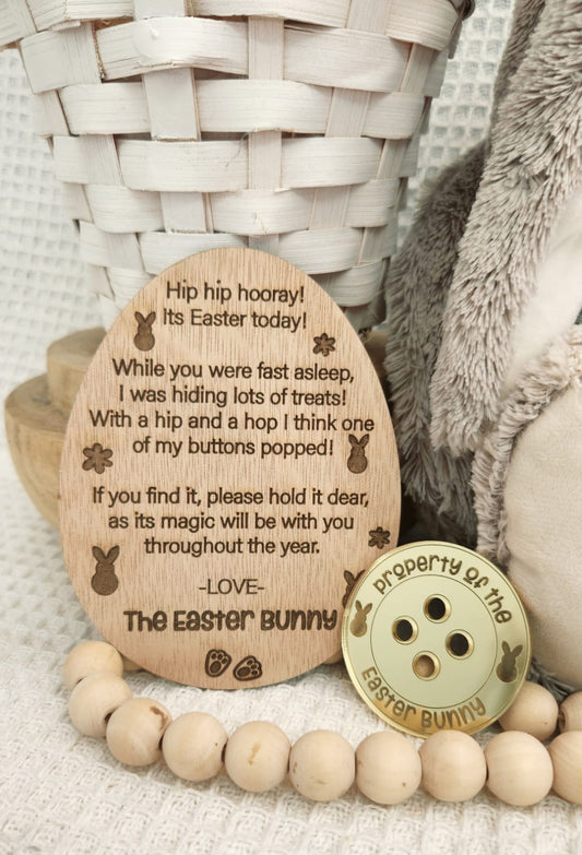 Easter Bunny`s lost button