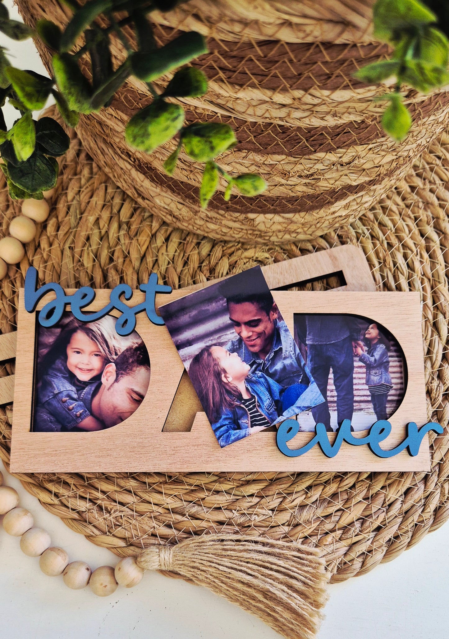 DAD standing photo frame
