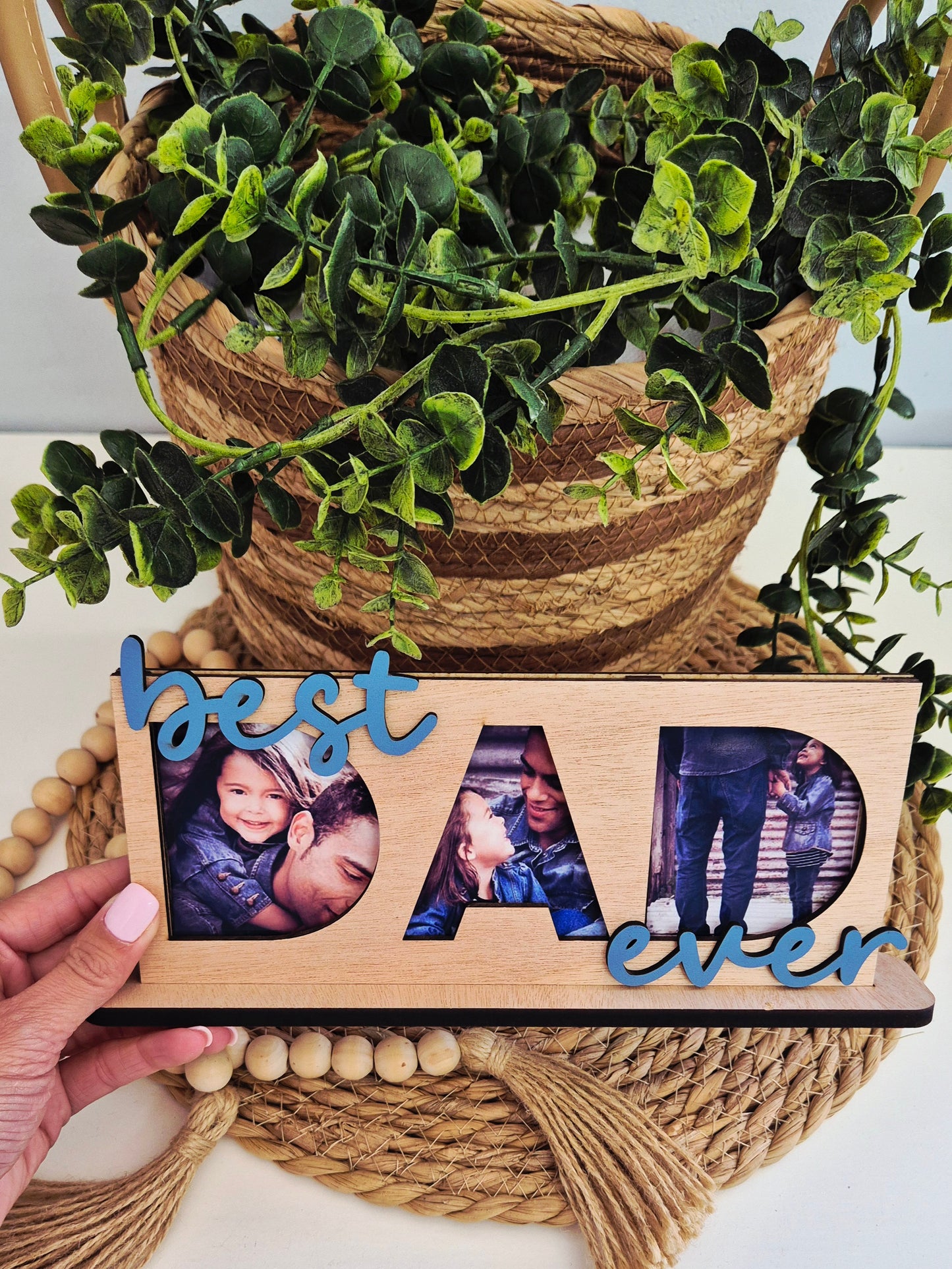 DAD standing photo frame