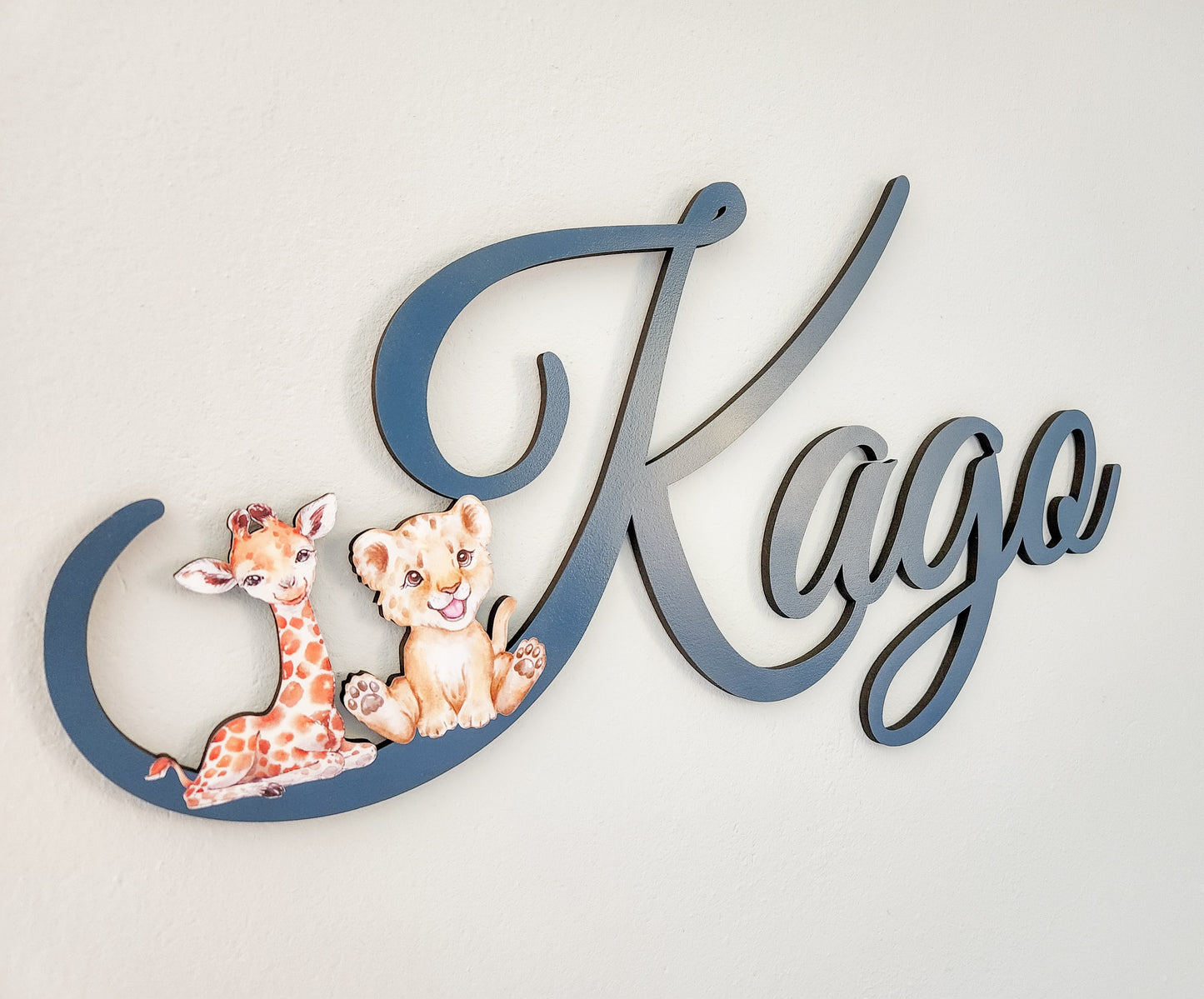 Painted Wooden Wall Names