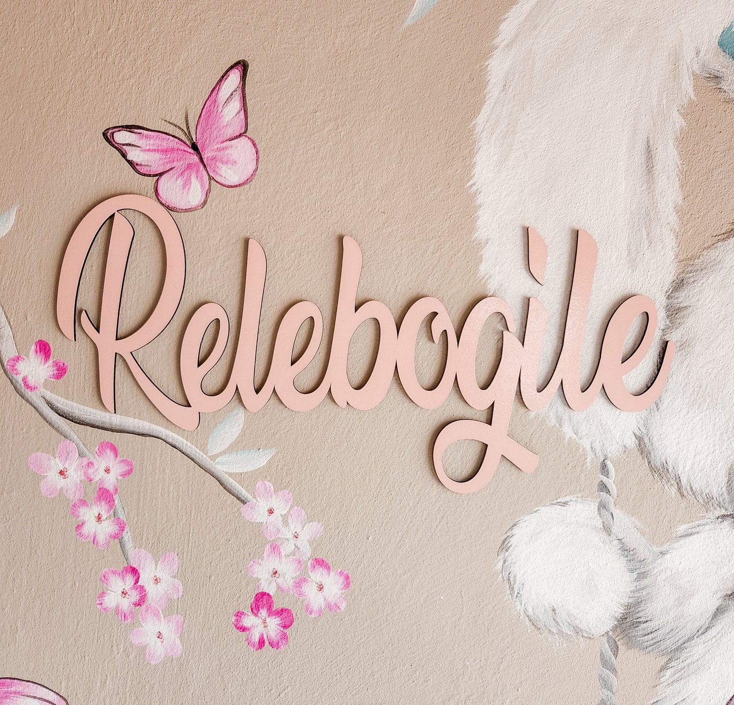 Painted Wooden Wall Names