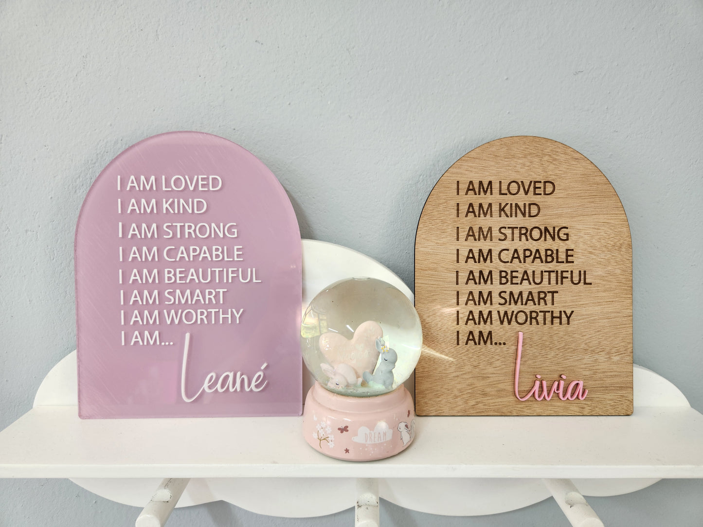 Affirmation Plaques Acrylic