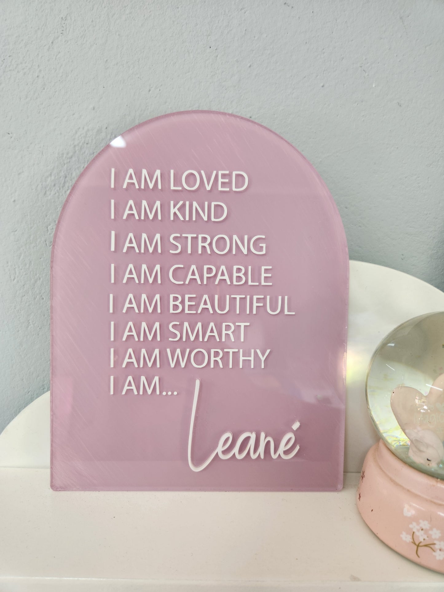 Affirmation Plaques Acrylic