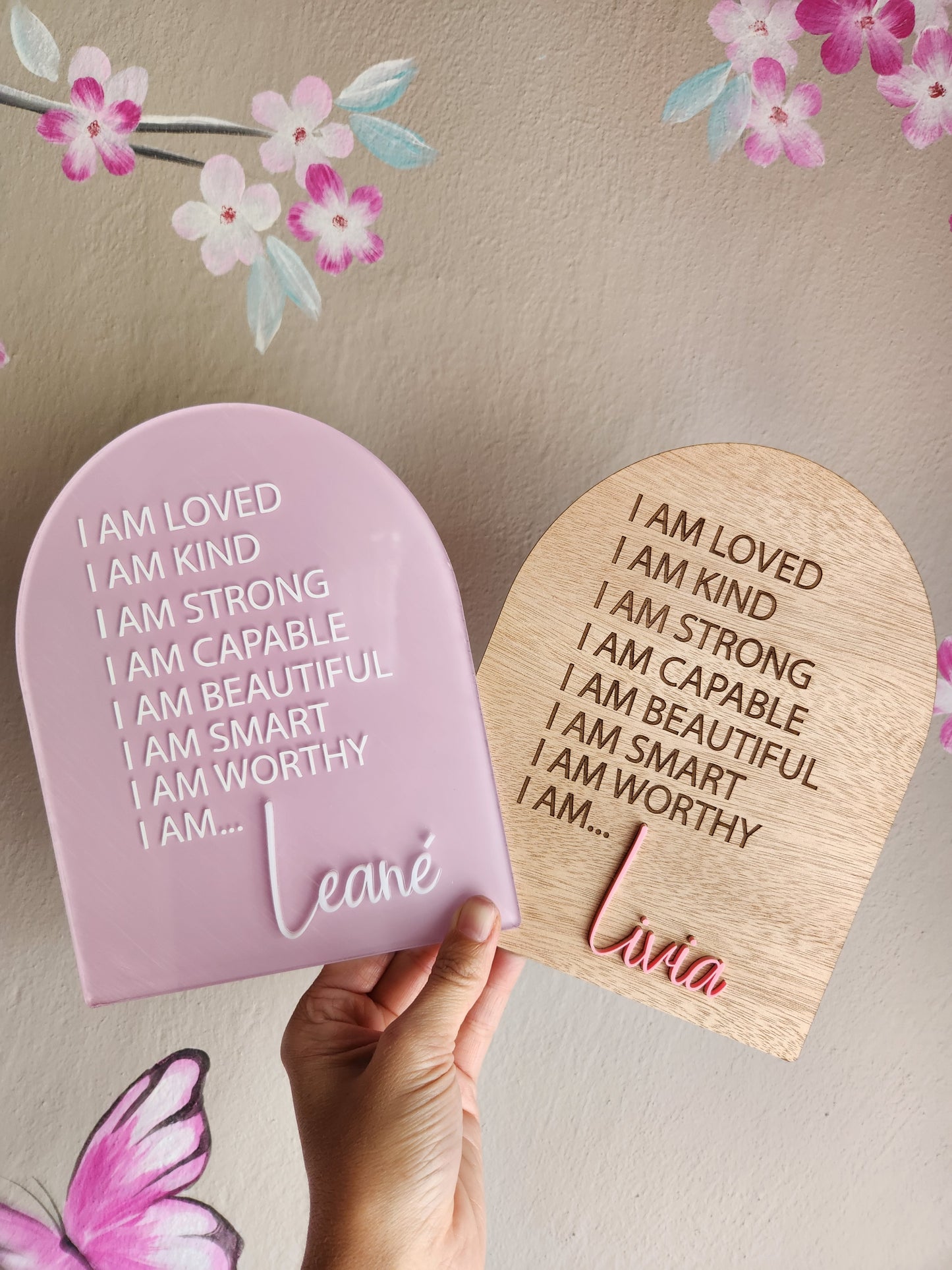 Affirmation Plaques Acrylic