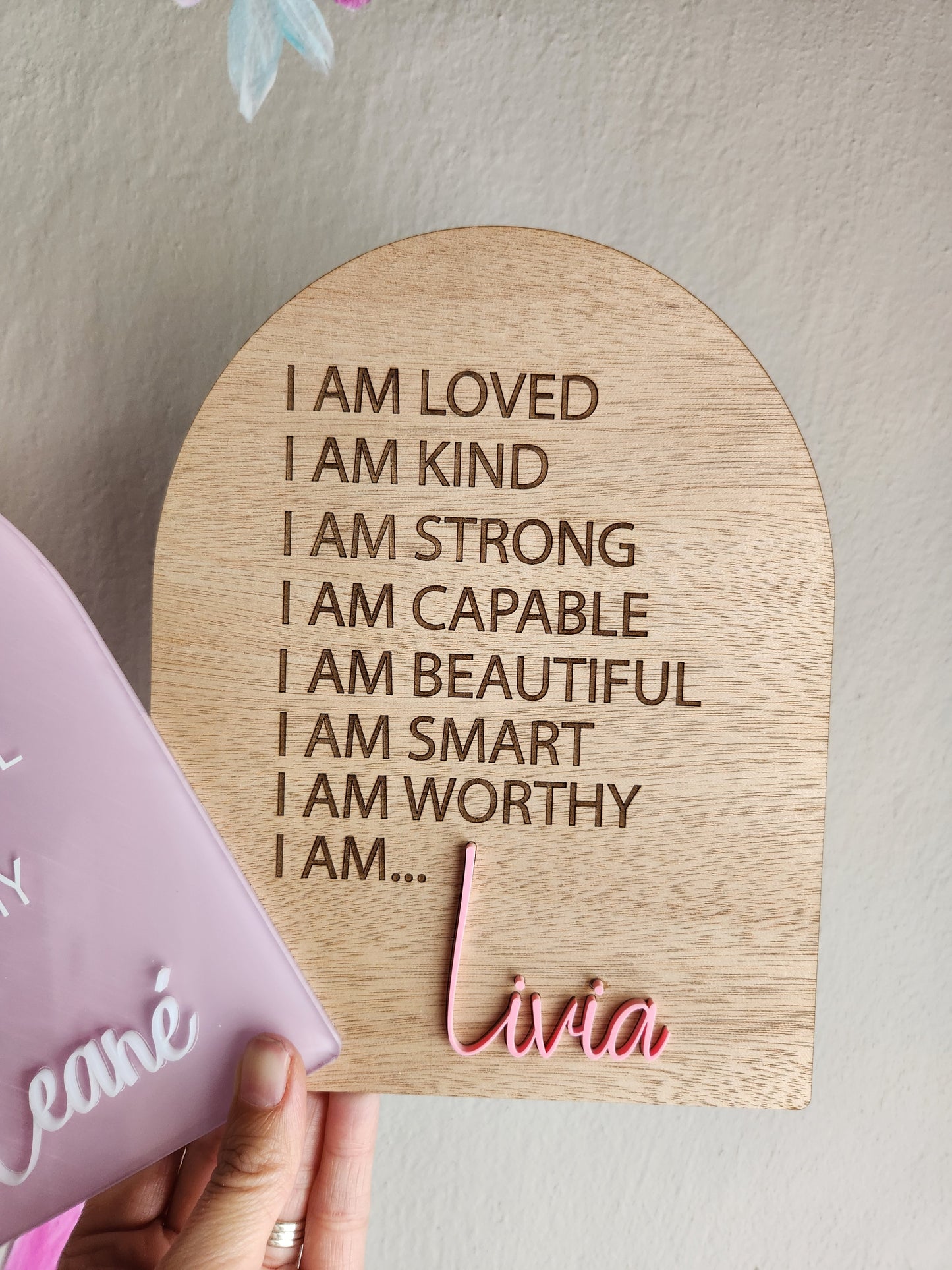 Affirmation Plaques Acrylic
