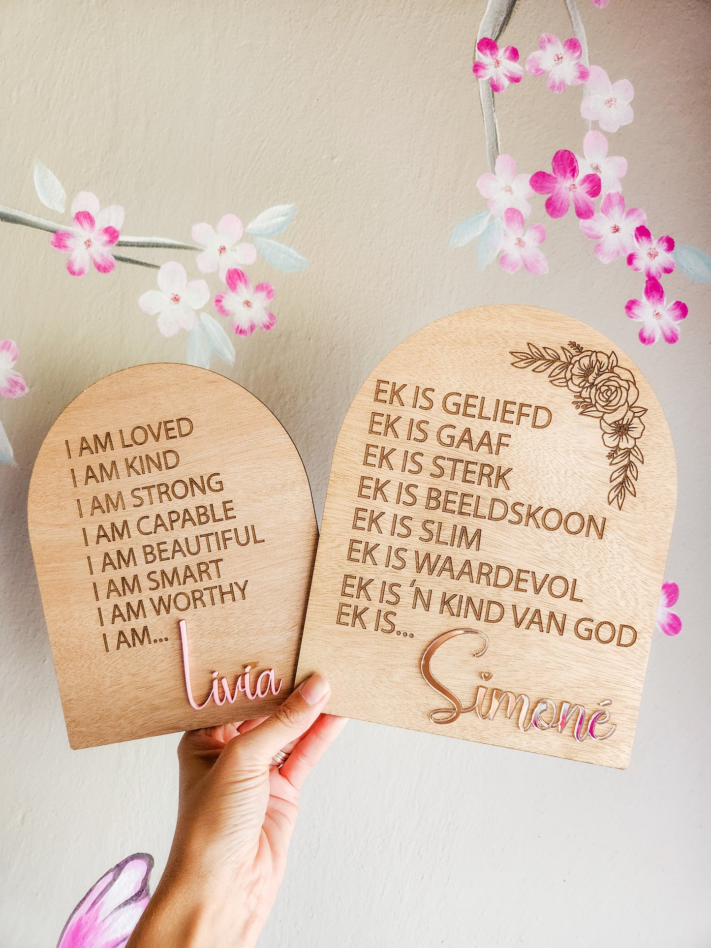 Affirmation Plaques Acrylic