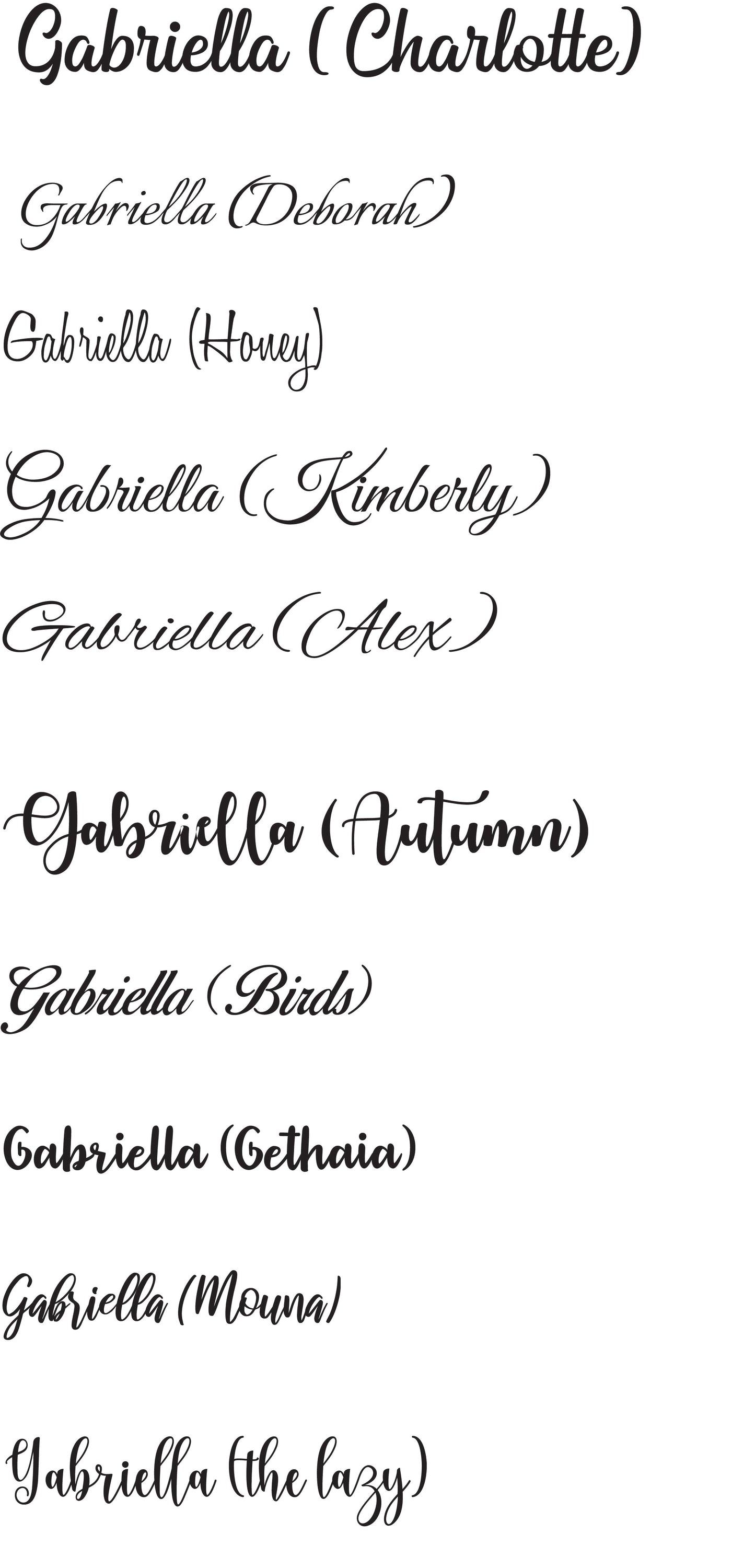 Round Double Acrylic Wall name