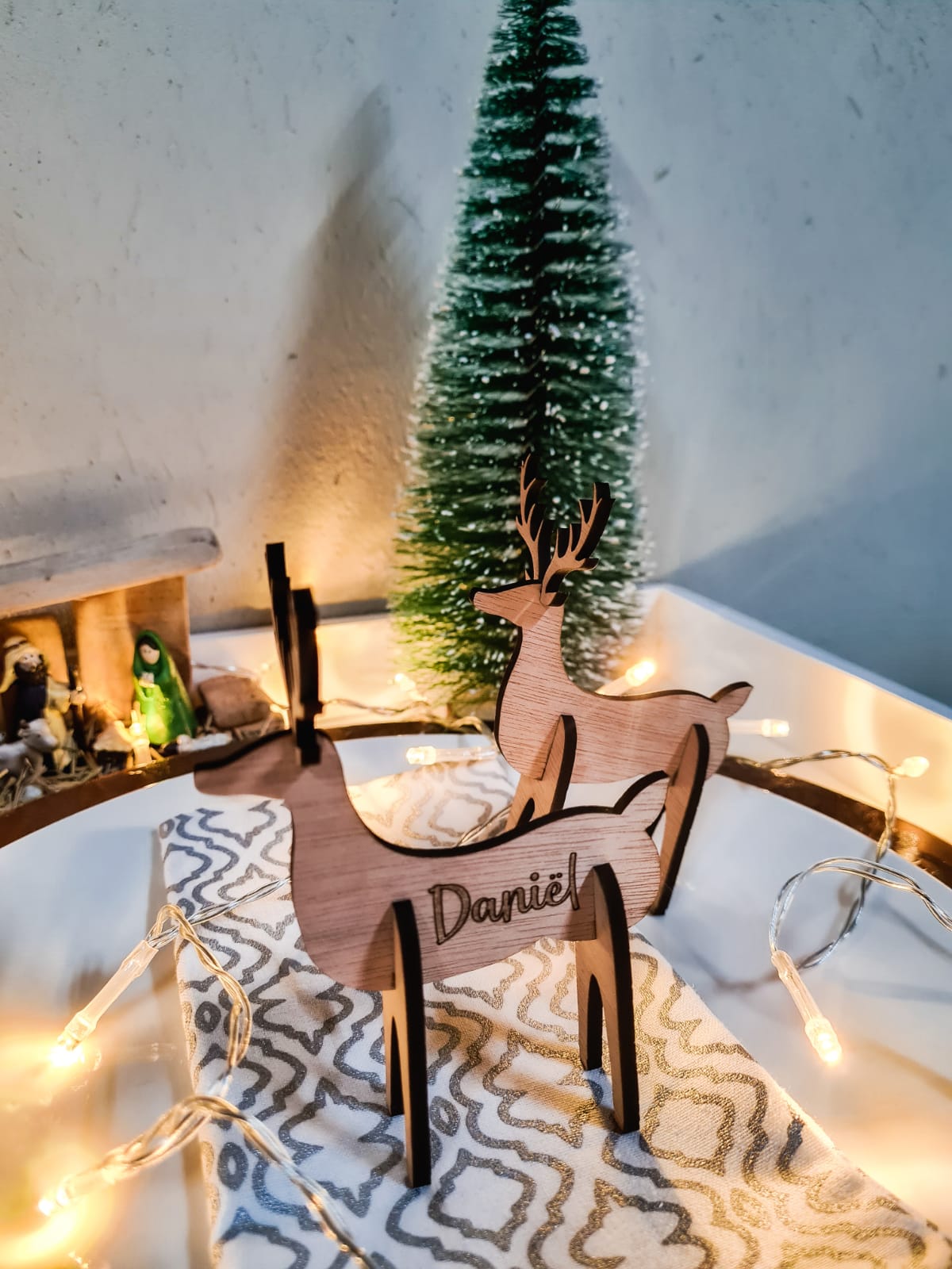 Reindeer Table Decor (personalised)