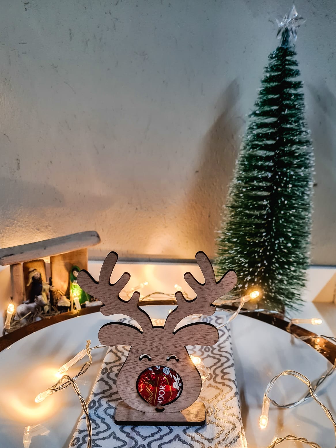 Lindt Reindeer Table Decor