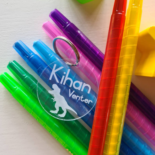 Personalised Name Tags (Dinosaur)