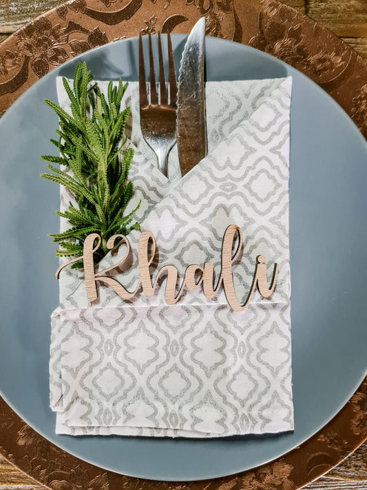 Table Namesa Table Names (Custom) – The Creations Co.