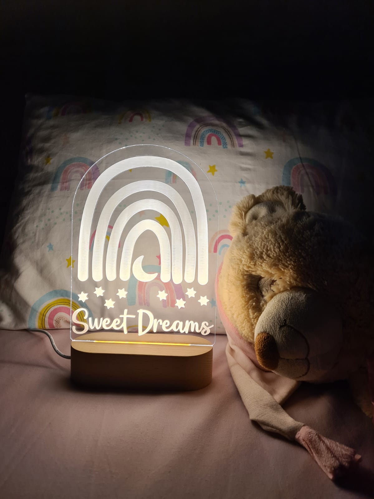 LED night lights with LED base