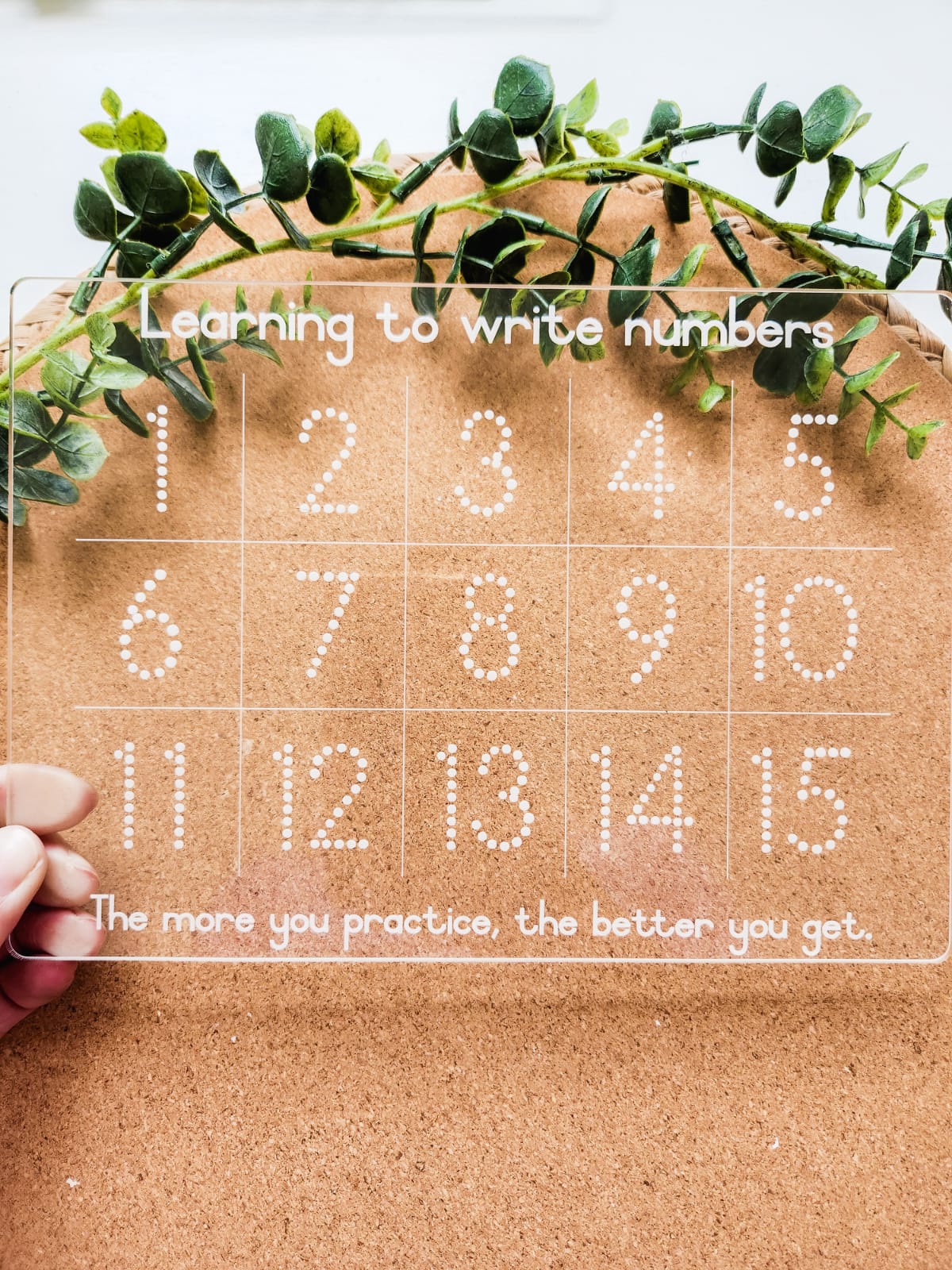 Learn to write your 123`s