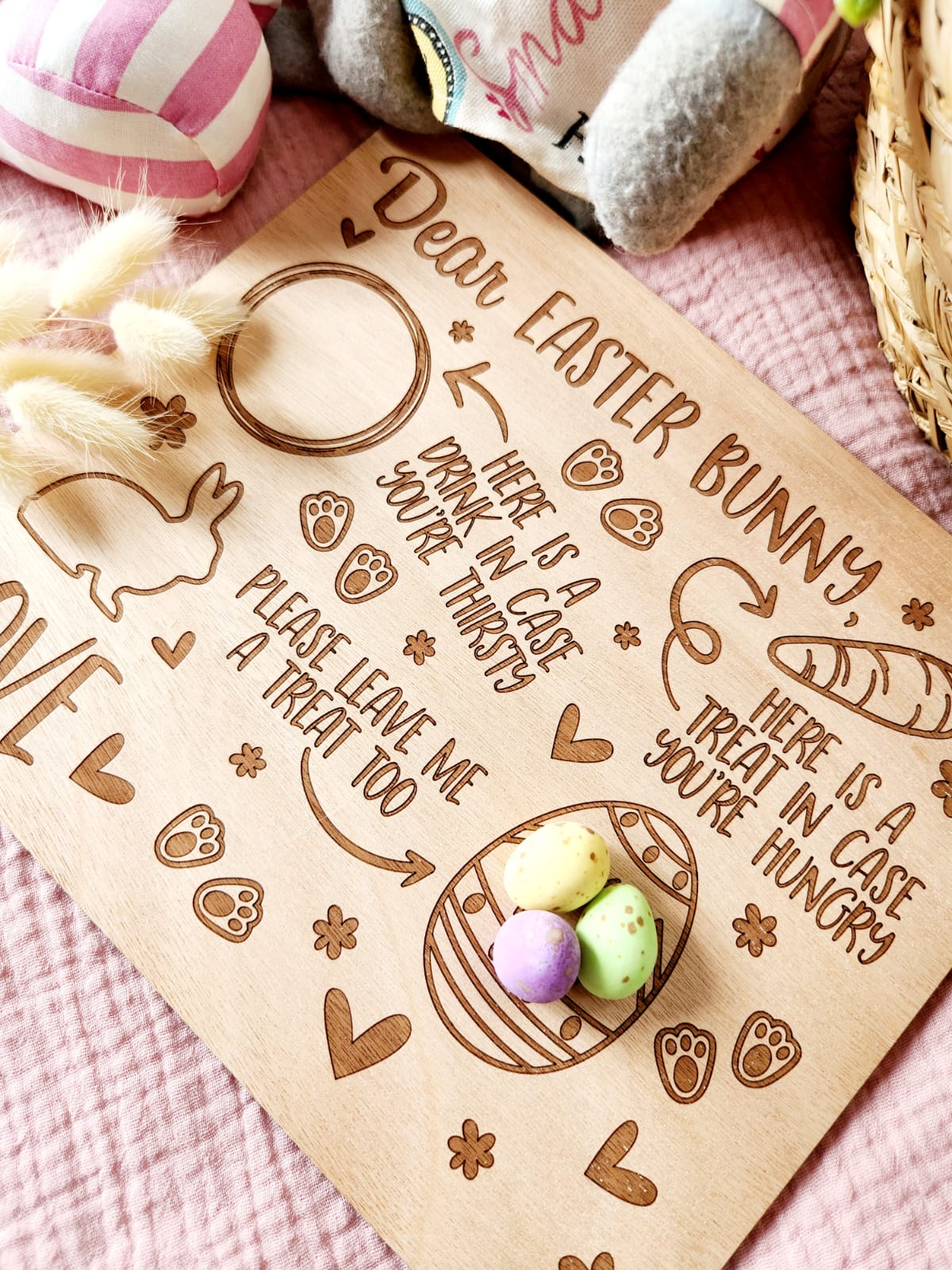 Easter Bunny Treat Plate