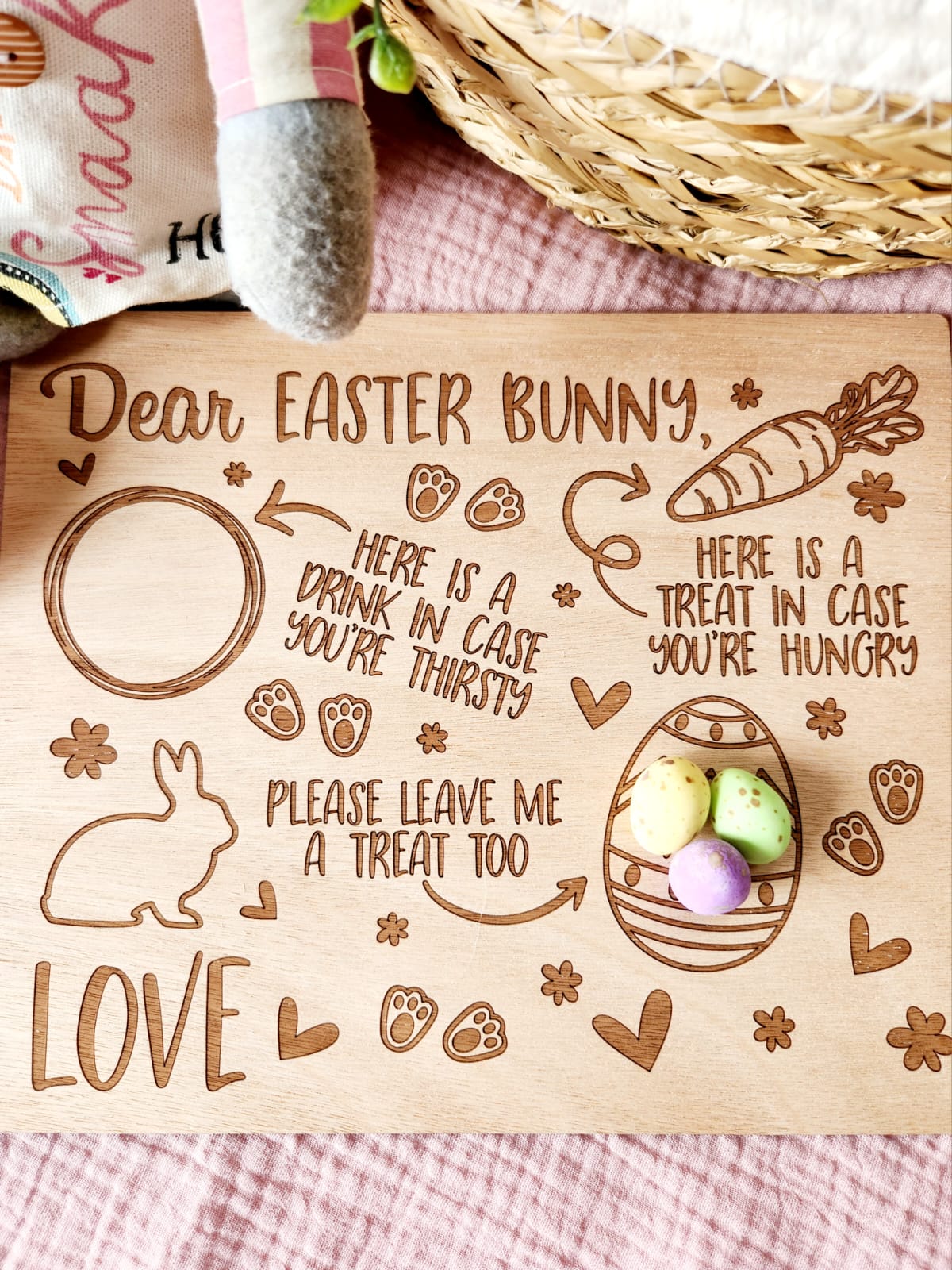 Easter Bunny Treat Plate