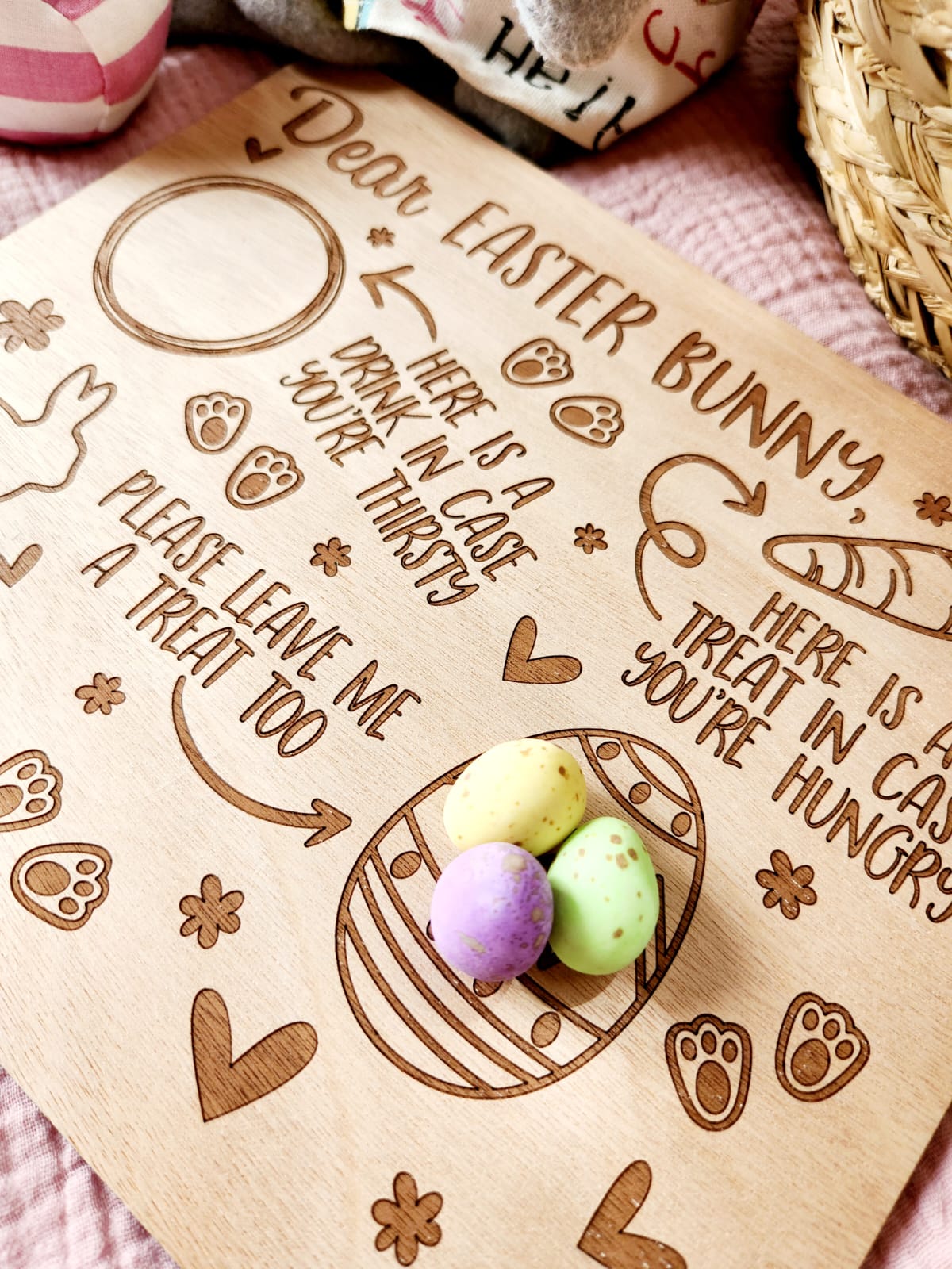 Easter Bunny Treat Plate