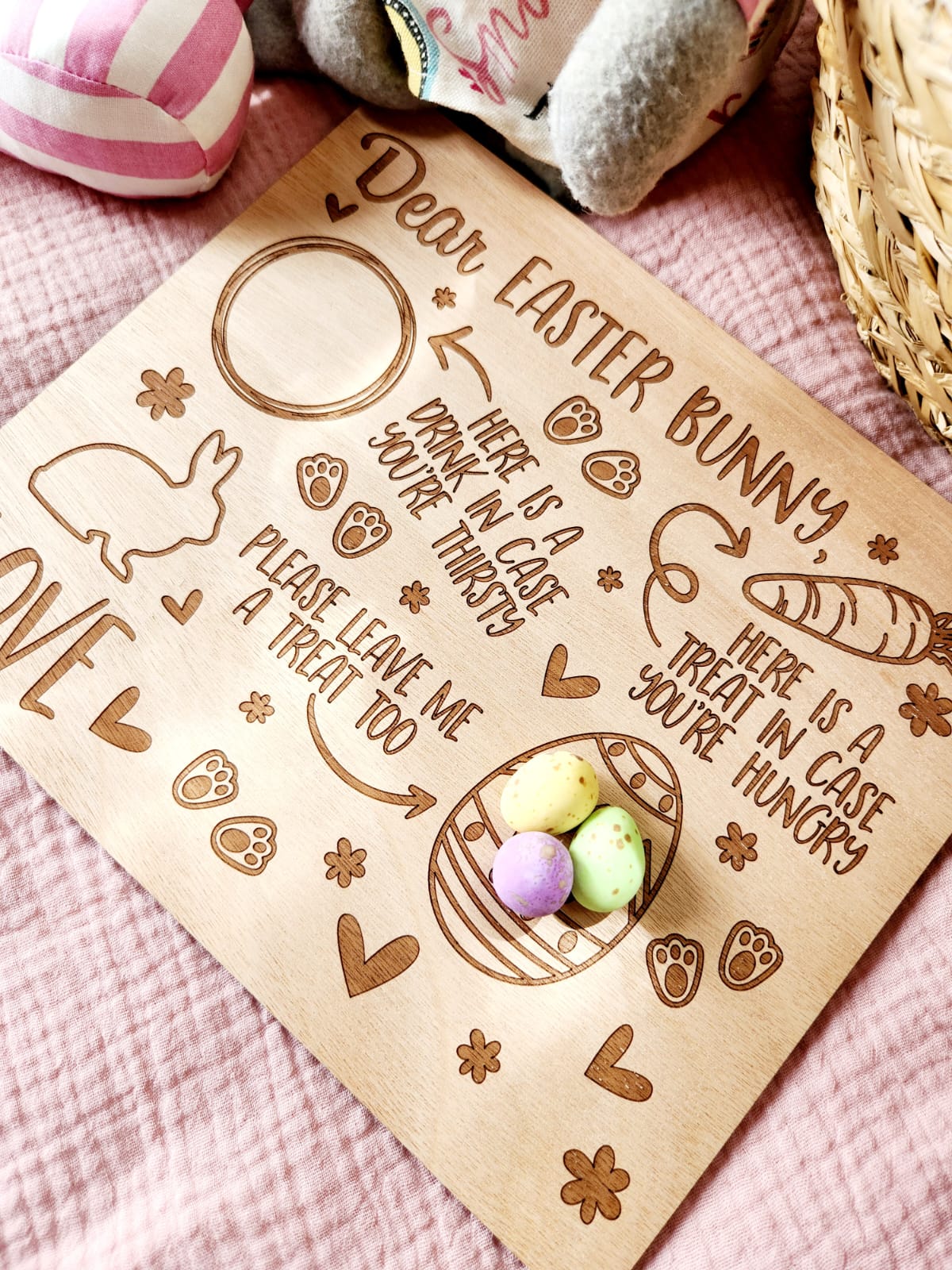Easter Bunny Treat Plate