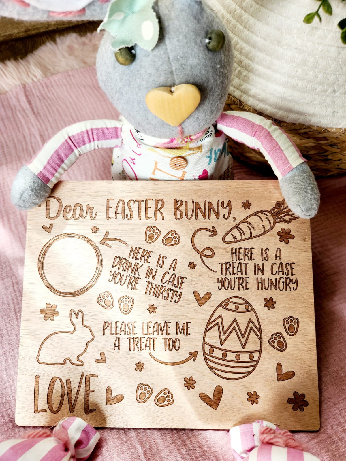 Easter Bunny Treat Plate