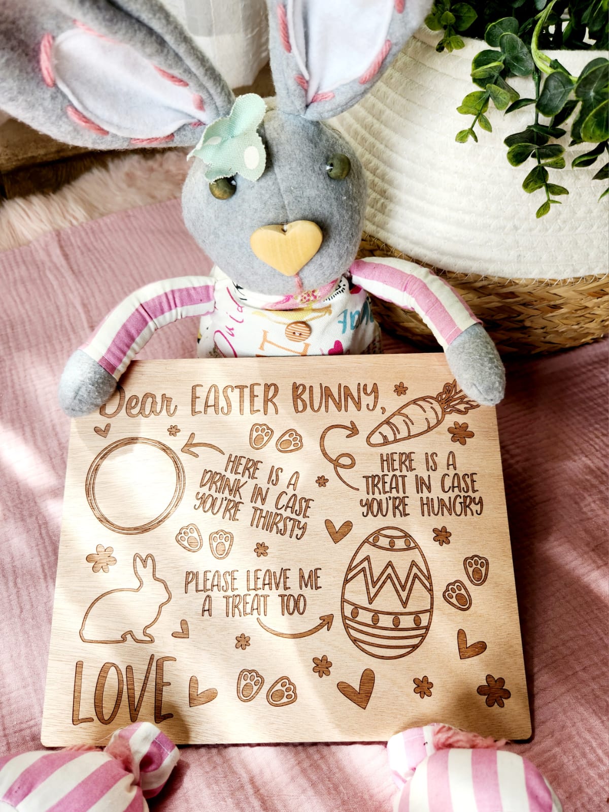 Easter Bunny Treat Plate